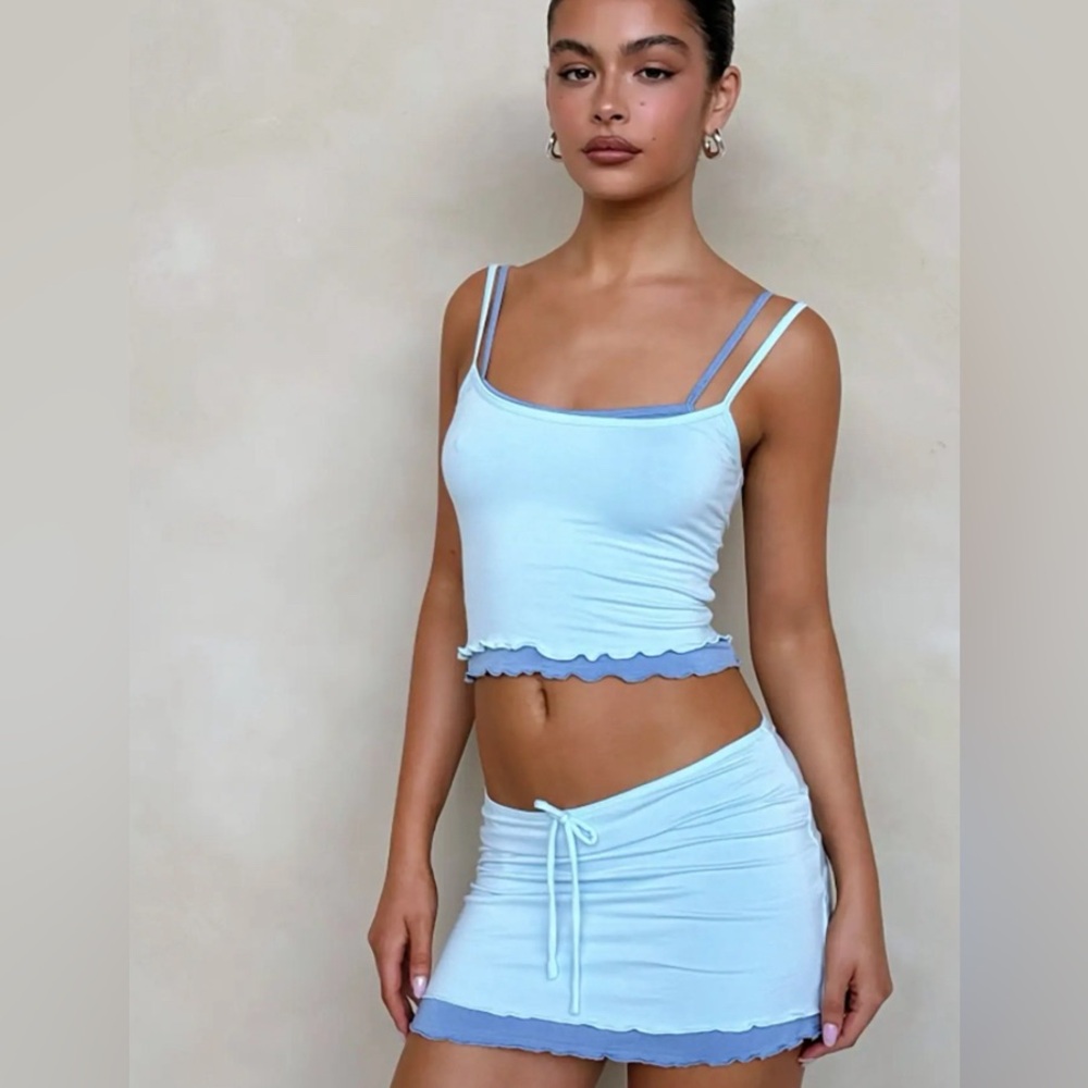 NWT |  Tiger Mist Double Layer Cami  Top
